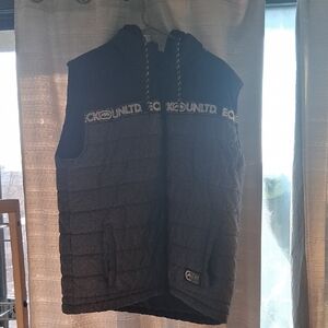 Ecko Unltd Gray Hooded Vest